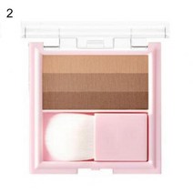 데일리 메이크업 편리한 안전 컨투어 팔레트 페이스 쉐이딩 그루밍 파우더 Natural Texture Concealer 비 자극, 둘