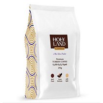 Holy Land Premium Turkish Ground Coffee Medium Roast with Cardamom 100% Arabica Beans Fresh Fine, 1