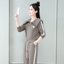 여자 집업 트레이닝 세트 트레이닝복 운동복 셋업 여성 테니스 가을