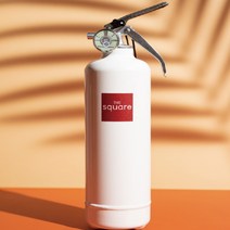 리마 차량용 1kg 유광 디자인소화기 분말 ABC소화기-화이트
