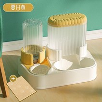 자동 강아지급수기 자동급수기 워터타워 반려동물, 고양이와 개 일반  수집 플러스 구매/우선 속도 발, SummerYellow필터요소보내기+플레이스매트