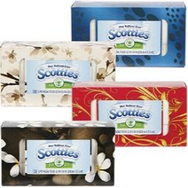 Scotties 2겹 페이셜 티슈 120개입 박스 (패밀리 2개).
