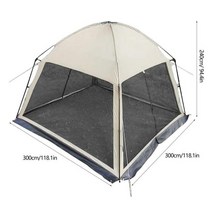 돔하우스 글램핑 캠핑 비닐하우스 쉘터 이글루 돔텐트 스크린 캐노피 팝업 하우스 텐트 그물 즉석 정자 인용 쉼터 인클로저, 2.Beige