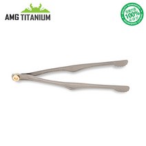 AMG티타늄 캠핑 등산 야외용 집게 25cm 백패킹 젓가락, 색상:티탄 집게 25cm, 단품