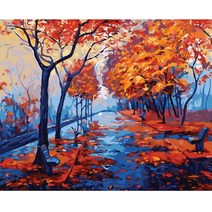 diy 그림그리기 풍경화 명화그리기diy 40*50cm, YC2167