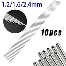 동 알루미늄 co2 은납 용접봉 동관 용접선 20pcs 304 스테인레스 스틸 땜 솔더, 10개 1.6mm