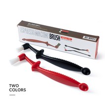 2 In 1 커피 머신 브러쉬 나일론 에스프레소 커피 그라인더 브러쉬 커피 스푼 머신 그룹 Delonghi EC680/EC, 02 라이트 옐로우