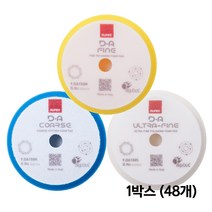 NEW 5인치 루페스 폼패드 듀얼액션용 48개 자동차광택기, 화이트(마무리)
