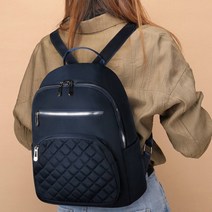 여성 고급스러운 퀄팅 무늬 포인트 데일리 기본 백팩 남자 대학생 중저가 가방 여행 노트북 배낭