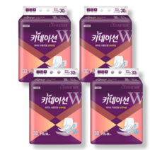 카네이션 와이드 라운드 고급 속기저귀, 4팩, 30개