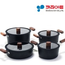 키친아트 국산 포르트 편수 양수 전골 냄비 후라이팬, 01.사각 전골 냄비