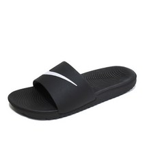 나이키 카와 슬라이드 슬리퍼 블랙 여자 학생 실내화 신발 819352-001