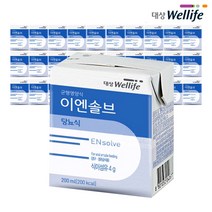 대상Wellife 이엔솔브 당뇨식 30팩입 1box, 200ml