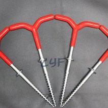 [청량낚시] 아이스 앵커팩 텐트 고정용 겨울 얼음 낚시 텐트펙, 1개