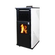 가정용 펠릿난로 펠렛난로 불멍 화목난로 실내난로 실내벽난로, 스마트 80형 윈드워머 화이트