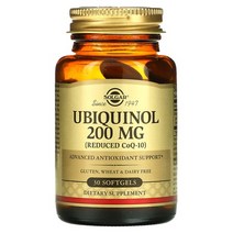 Solgar 유비퀴놀(환원된 CoQ10) 200mg 소프트젤 30정, 1개