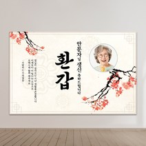 환갑현수막 칠순현수막 현수막제작 생일현수막 생신현수막 A01-빛나는모습 100x70cm 외 9종 사이즈, A01-빛나는모습-네임형 150x180cm, 사방 네곳 구멍+유리흡착 큐방 4개