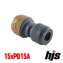 원터치 엑셀 일체형 숫나사 밸브 소켓 15x15A / KS ISO PB M발소 20x15