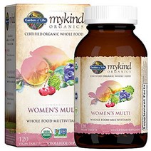 Organic Multivitamin for Women by Garden of Life mykind Organics Womens Multi with Vitamin C D Fo, 1, 기타