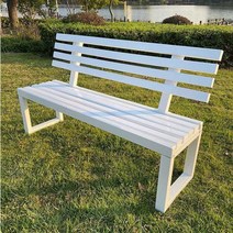 색깔있는 등받이 벤치 원목 흰색 캠핑장 노란색 공원 단철 정원 튼튼한, 10 220x40x45 (주문 시 색상 메모)
