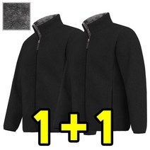 더빅히트 1+1 원플러스원 남자 겨울 후리스잠바 폴라폴리스 작업복 기모 양털 보아털 빅사이즈