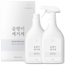 파인플레이스 곰팡이제거제 빠르고 쉬운제거, 800ml x 2개