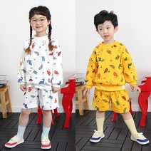 다이노 반바지 상하복 상하세트
