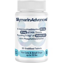고양이영양제 SilymarinS-아데노실메티오닌동일과 실리빈을 결합한 소형견 및 고양이용 고급 간 건강 보조제 정제 인지 지원 애완동물 필수품 웰빙 30정, [01] 소형견/고양이