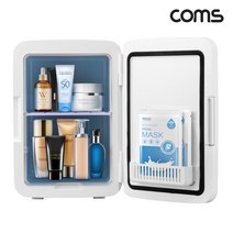 [AQ010] Coms LED 거울 미니 화장품 냉온장고 10L 대용량 차량용 겸용