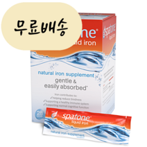 액상 철분 Iron 아이언 28포 흡수력 좋은 100% 천연철분제 스파톤, 1개