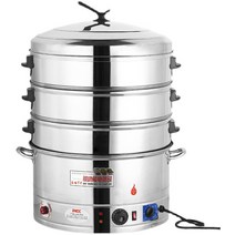 상업용찜기 업소용 스텐 만두찜기 대형 증숙기 업소용, 40cm 5층타이밍.온도조절.강화.알람