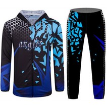 여름낚시복 여름낚시복세트 상의 바지 낚시복상하 낚시의류 여름패션 낚시복장 바다낚시옷 남자 여름 전문 전체 태양 보호 낚시 옷 세트 후드 안티 uv 통기성 빠른 드라이 아이스 긴, xxxl, 세트