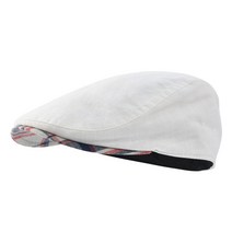 빵모자 헌팅캡 여름 중년 남성 모자 jangoul linen cap irish flat cap for men fited newsboy cap 조절 가능한 ivy gatsby