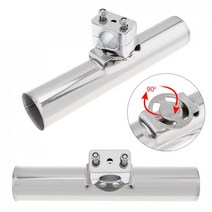 낚시 좌대 거치대 민물 낚시 지원 로드 스탠드 브래킷 도구 조정 가능한 방향 홀더 보트/카누 및 카약 난, 한개옵션0