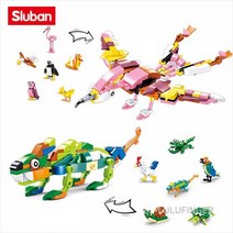[룰루핑거] 슬루반 B0969 동물2 세트 2T-01-206, 1박스(12가지 동물 2세트)