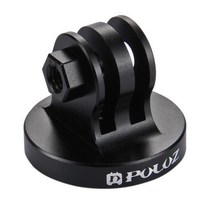 gopro 삼각대 마운트 어댑터용 1x 14 스레드 어댑터 cnc 알루미늄 합금 go pro hero 8 7 6 5 4 3+ 액션 카메라 액세서리, 검은색