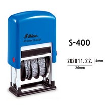 구문 일부인 날짜 스탬프 일부인 년월일, S-400, 적색