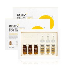 닥터비타 기미 잡티 미백 고보습 집중케어 15% 프리미엄 순수비타민 C 듀얼 솔루션 앰플 세트 (1제+2제혼합), 2세트, {(1.8g x 3ea) + (10ml x 3ea)}