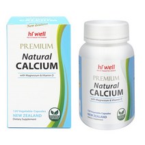 New ZeaLand직구 하이 웰 베스트 프로덕트 Natural Calcium 120capsule 1팩, 수량, 상세참조