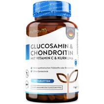 글루코사민 콘드로이친 비타민C 강황 2880mg 180정 독일산, 1통