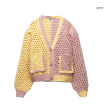 자라 가디건 니트 ZARA 여성 카디건 버튼 03991112050
