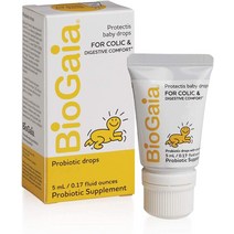 바이오가이아 유산균 BioGaia Protectis 아기 소화 건강 프로바이오틱 보충제 드롭 - 5ml 6팩