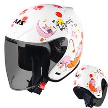 AIS 헬멧 바이크 오토바이 오픈 페이스 Capacete Motocicleta 모토 레이싱 빈티지, [02] L, [11] 11