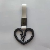 견인고리 자동차 차량 스트랩 후크 튜닝용품 장치 Jdm 스타일 링 핸들 하트 풀 참 견인 인테리어 신제품, 3.Q