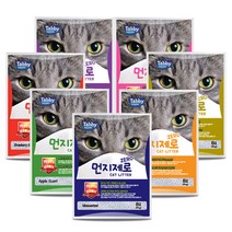 테비 먼지제로 고양이모래 8L x 3개, 종류선택:. 베이비파우더향