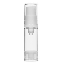 에어리스 미니 진공에센스 5ml 10ml 15ml 화장품공병 미스트, 투명용기 흰색캡(매칭오류)