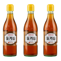 진솔 전통압착방식 들기름, 350ml, 3개
