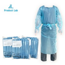 프로덕트랩 비닐 CPE 위생 가운 30매, XL
