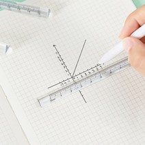 제도용 15cm 삼각형자 삼각뿔자 스케일자 커팅자 투명, 단품