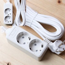 4.5M 2구 안전 멀티탭 4구멀티콘센트 이쁜멀티탭 오디오멀티탭